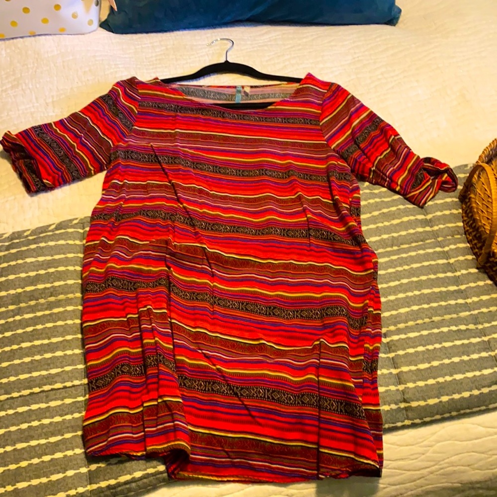 Patterned lightweight dress /top rayon material